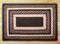 Earth Rugs RC-313 Mocha / Frappuccino Rectangle Braided Rug 5 Feet x 8 Feet
